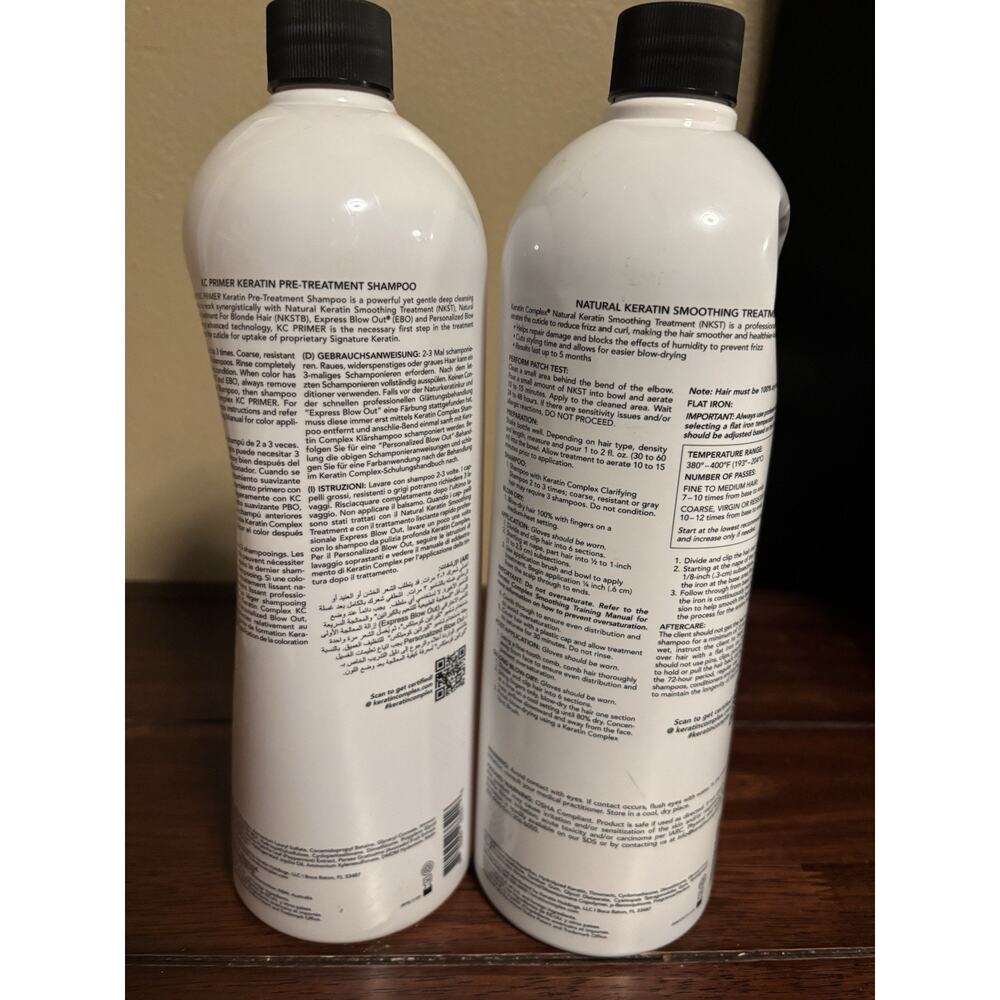 Keratin Complex ~ KC PRIMER/NKST ~ 67.6 total ~ Huge Set ~ NWOB HUGE BOTTLES - Picture 4 of 4